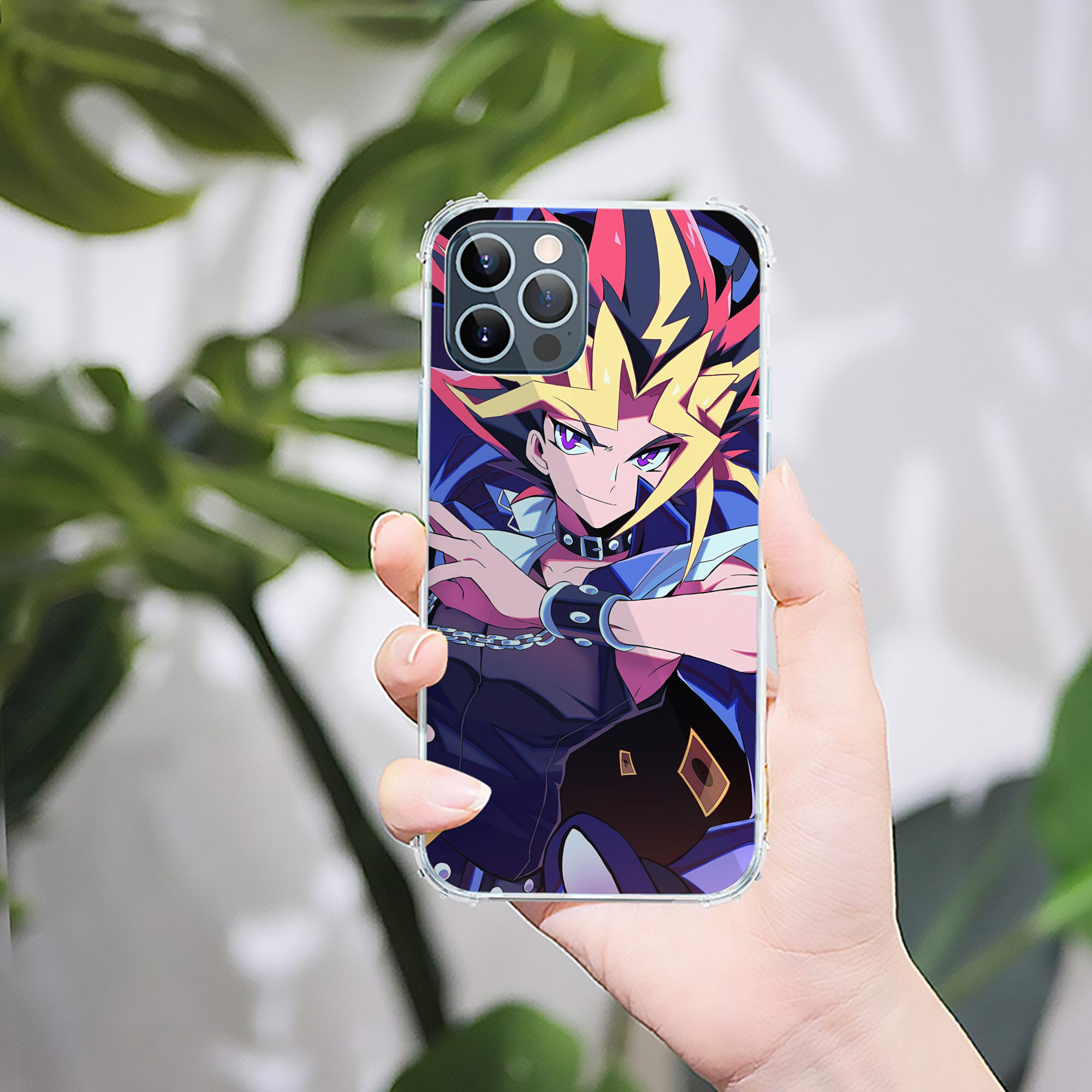 （画像用） 遊☆戯☆王 Yu-Gi-Oh! 【iPhone 12シリーズ対応】透明スマホケース（クリアソフトケース）